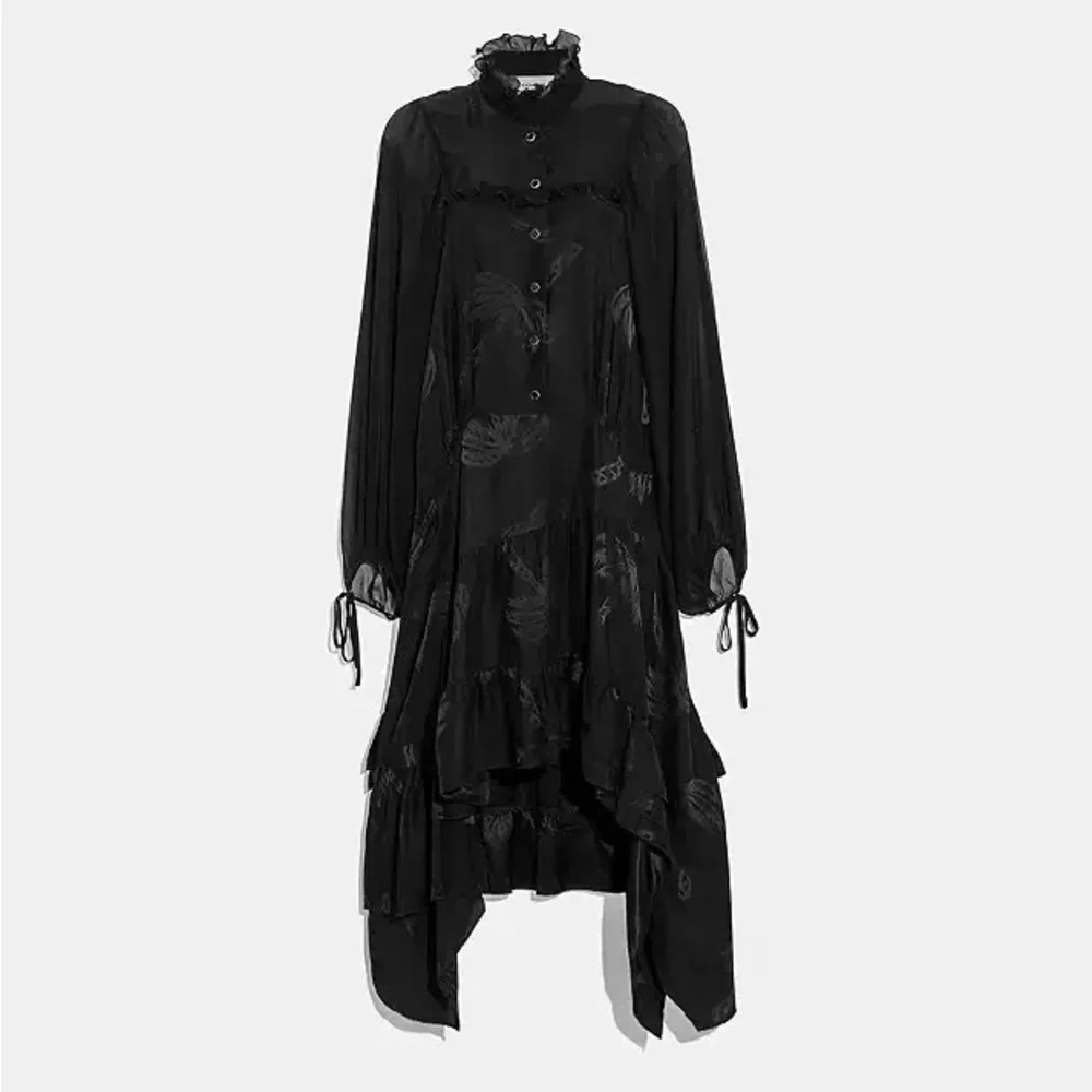 Coach Palm Tree Jacquard Dress